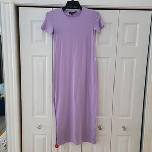 Theory Cherryal Travel Jersey Lavender  T-Shirt Maxi Dress For Women's S…